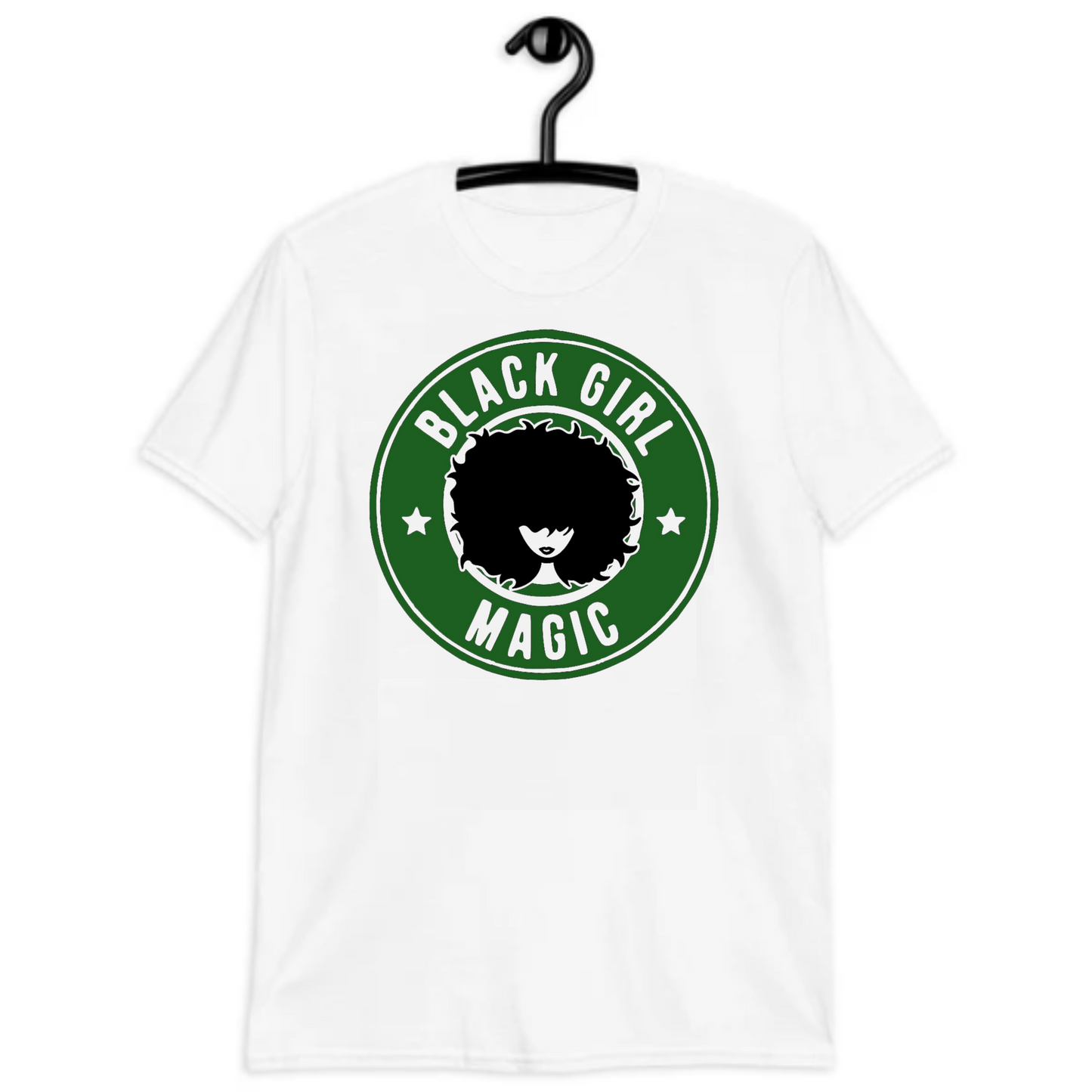 Black Girl Magic  - Short-Sleeve Unisex T-Shirt (Green/Blk)