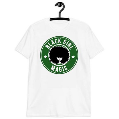 Black Girl Magic  - Short-Sleeve Unisex T-Shirt (Green/Blk)